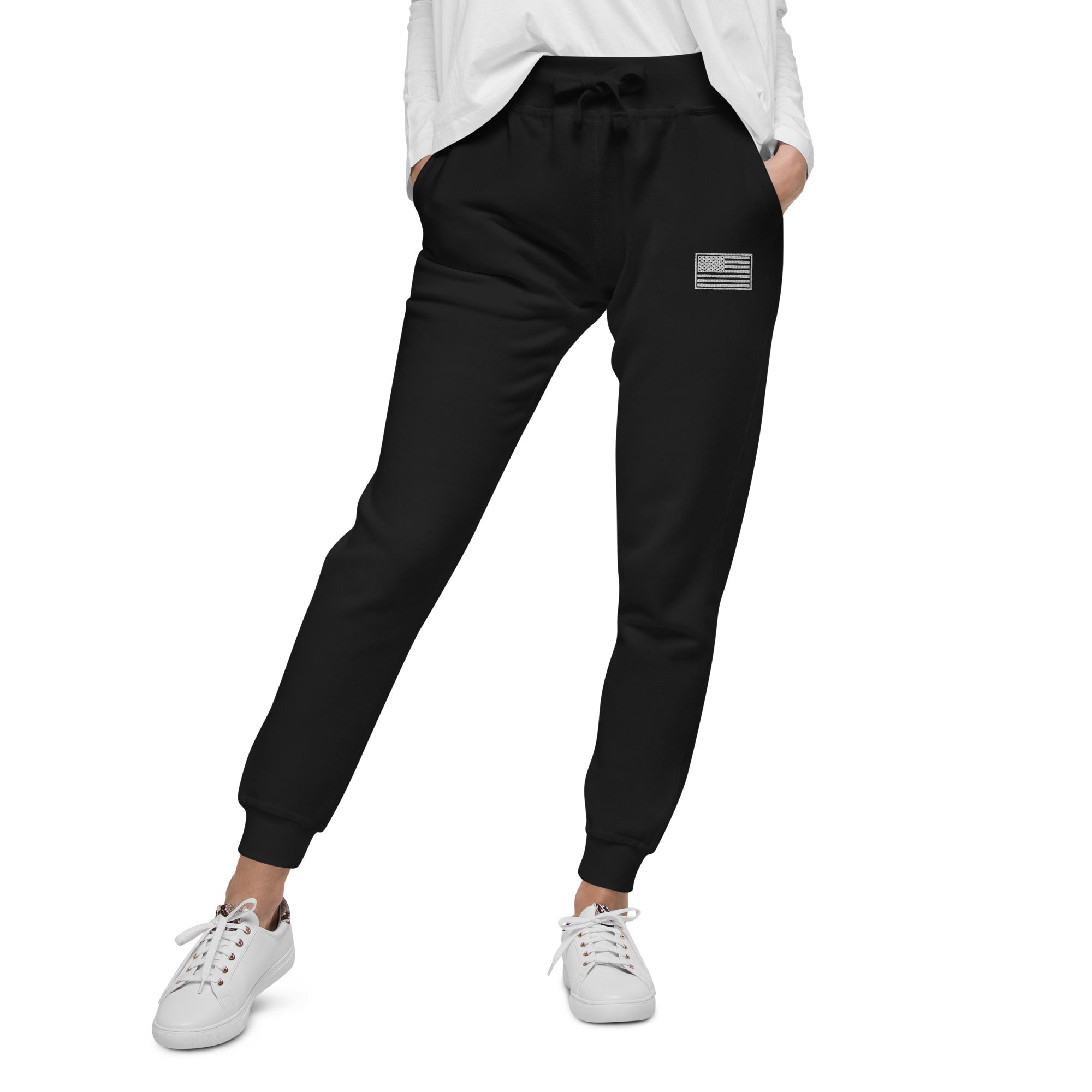 White Flag Black Joggers