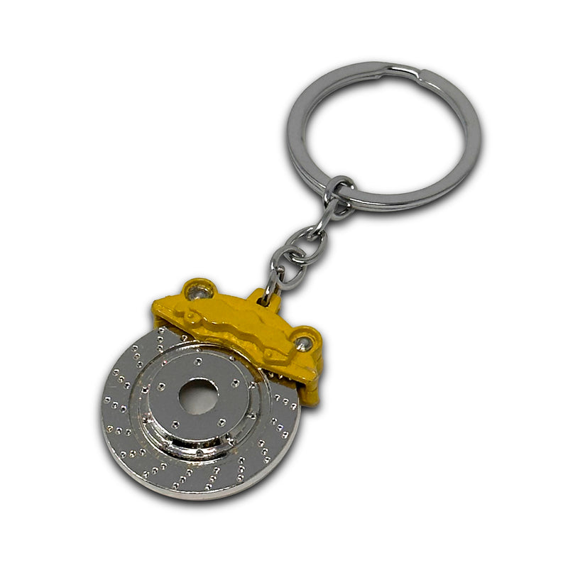 Yellow Brake Keychain