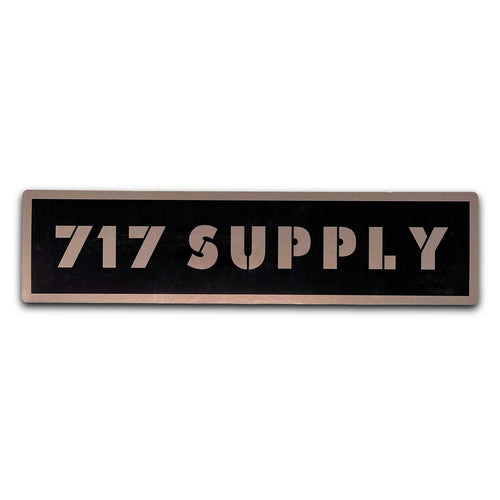 717 Supply Stencil Sticker