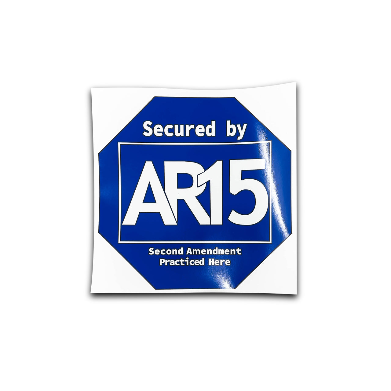 Secured by AR15 Sticker