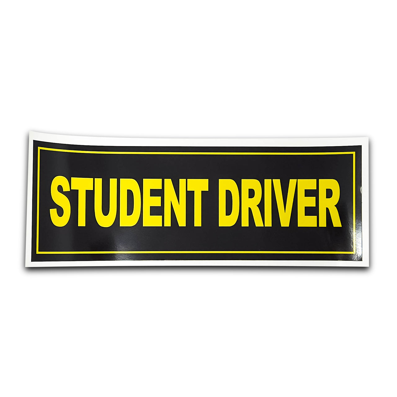 Student Driver Sticker (Black)