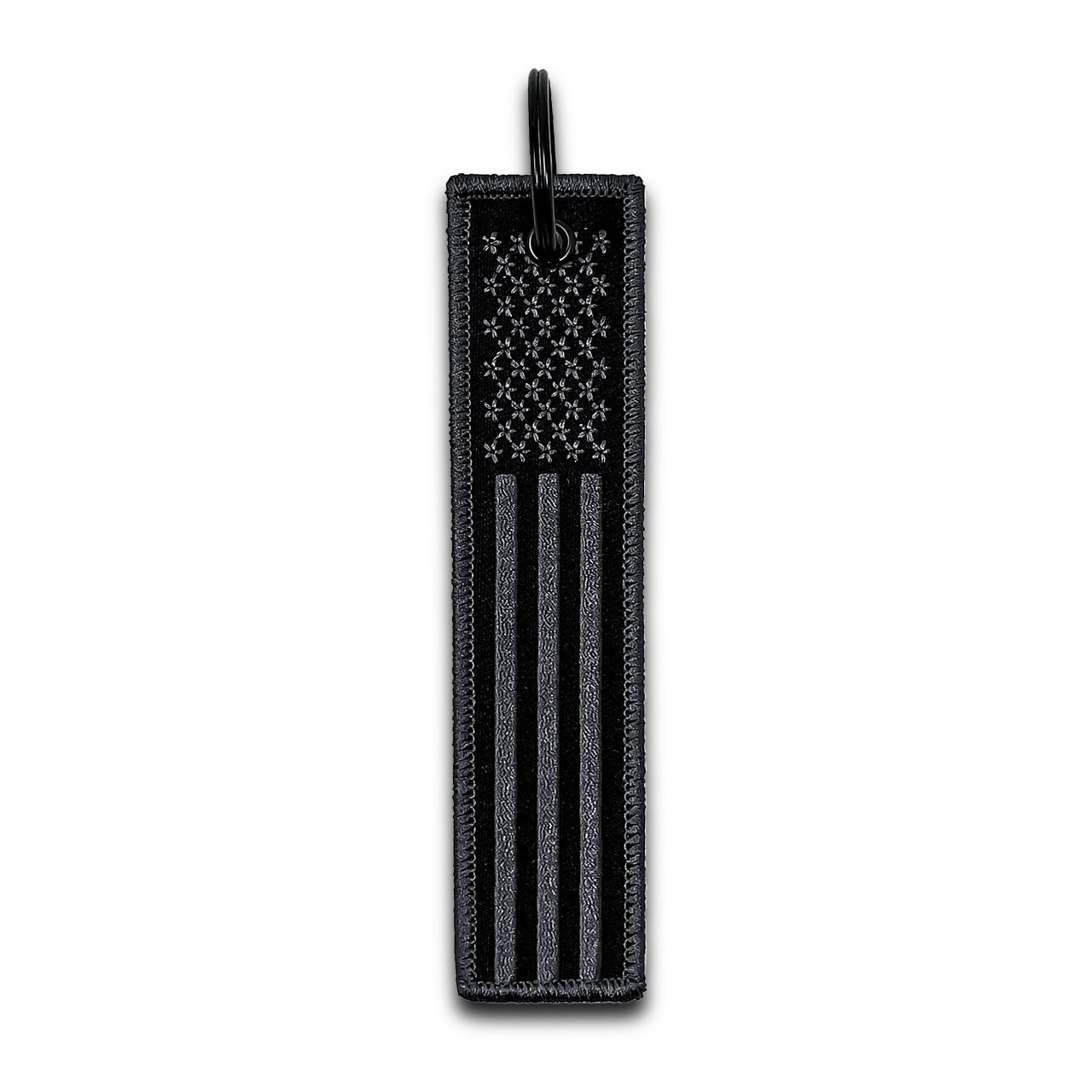 USA Flag Keytag (Black/Gray)