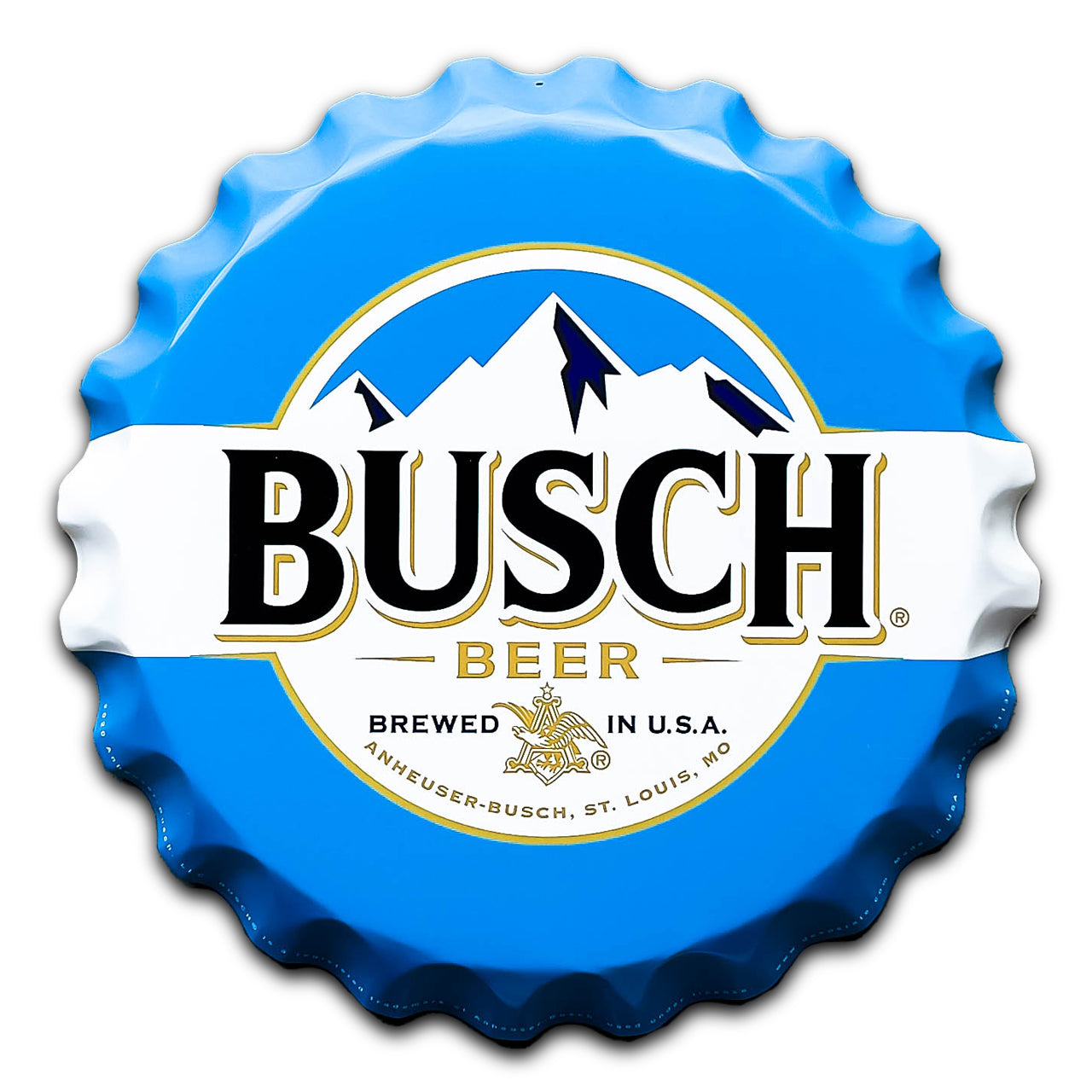 Busch Bottle Cap Sign