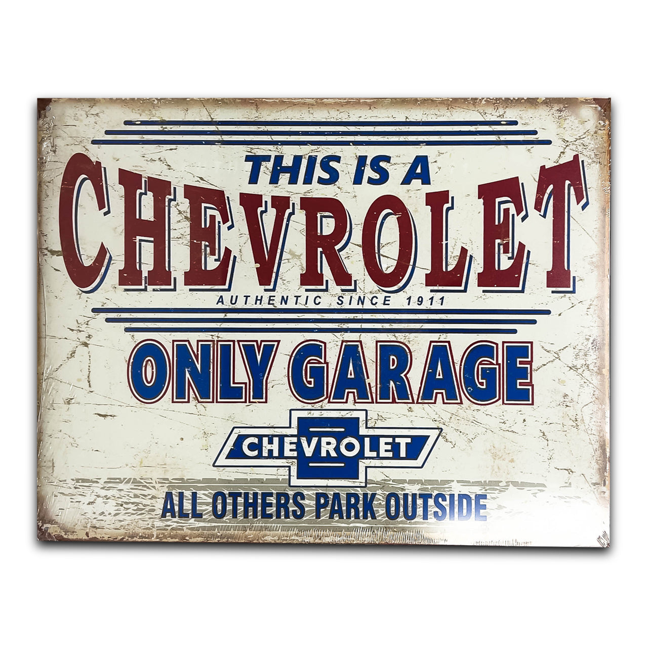 Chevy Only Garage Sign