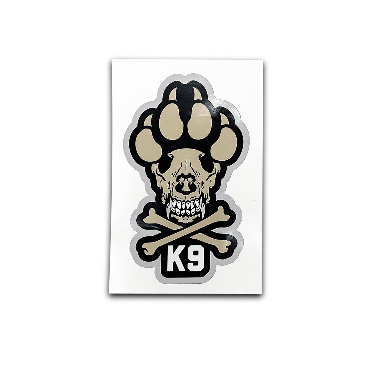 HH K9 Crossbones Sticker