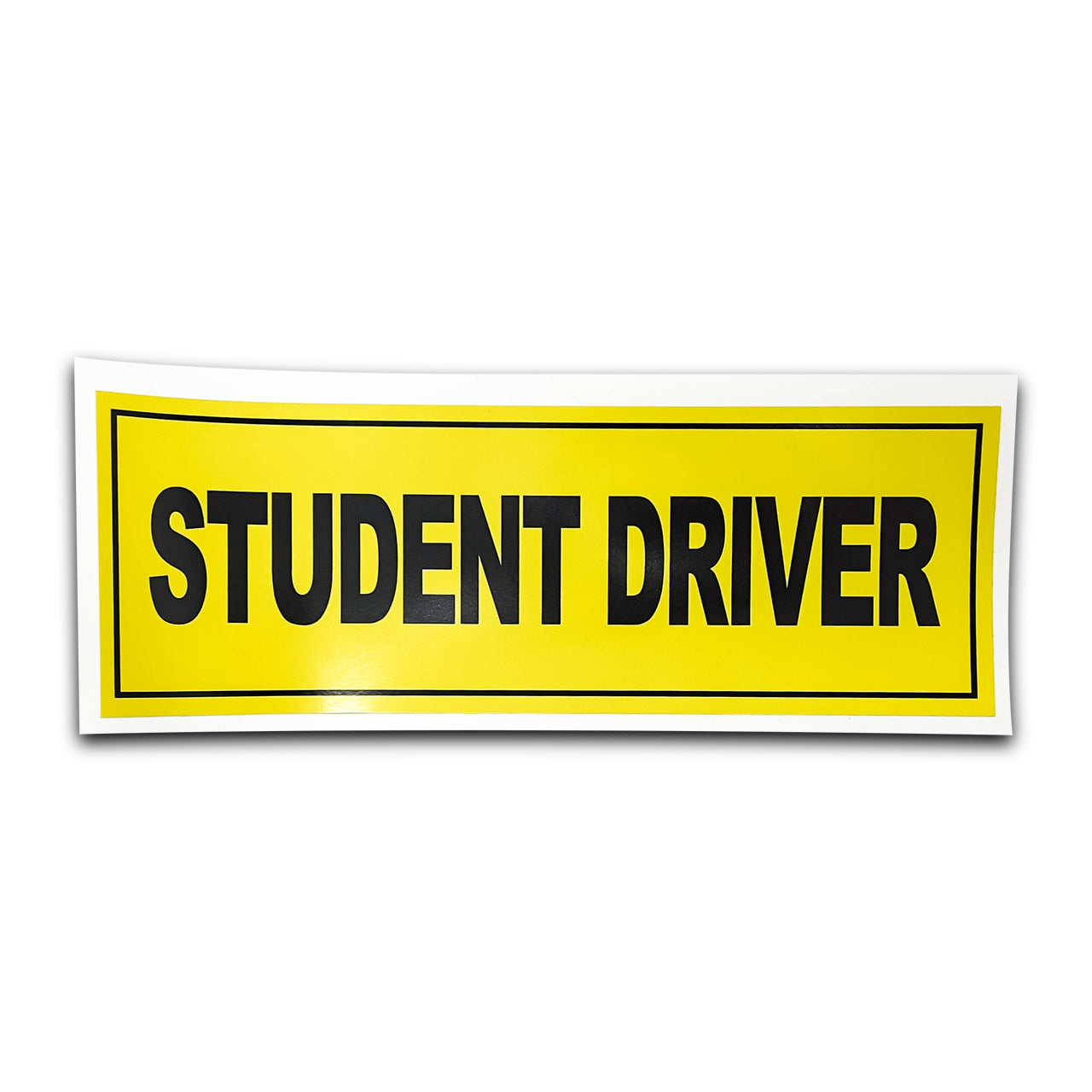 Student Driver Sticker (Yellow)